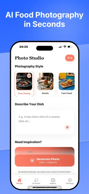 AI Menu Food Photo Maker screenshot 1
