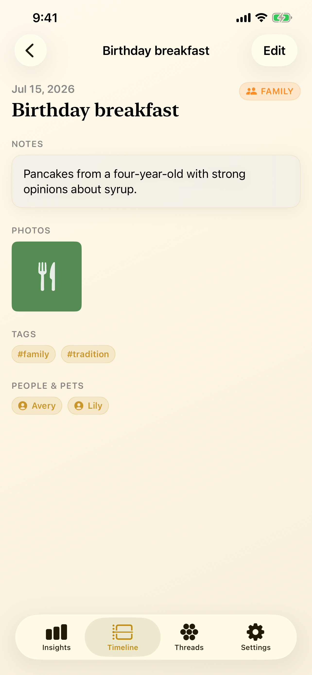 Golden Thread - Memory Journal screenshot 5