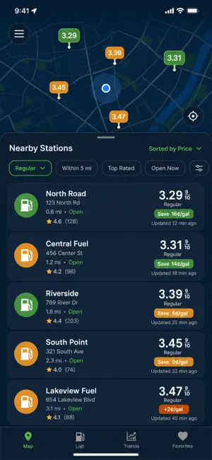 Gas Prices: Station Finder screenshot 2