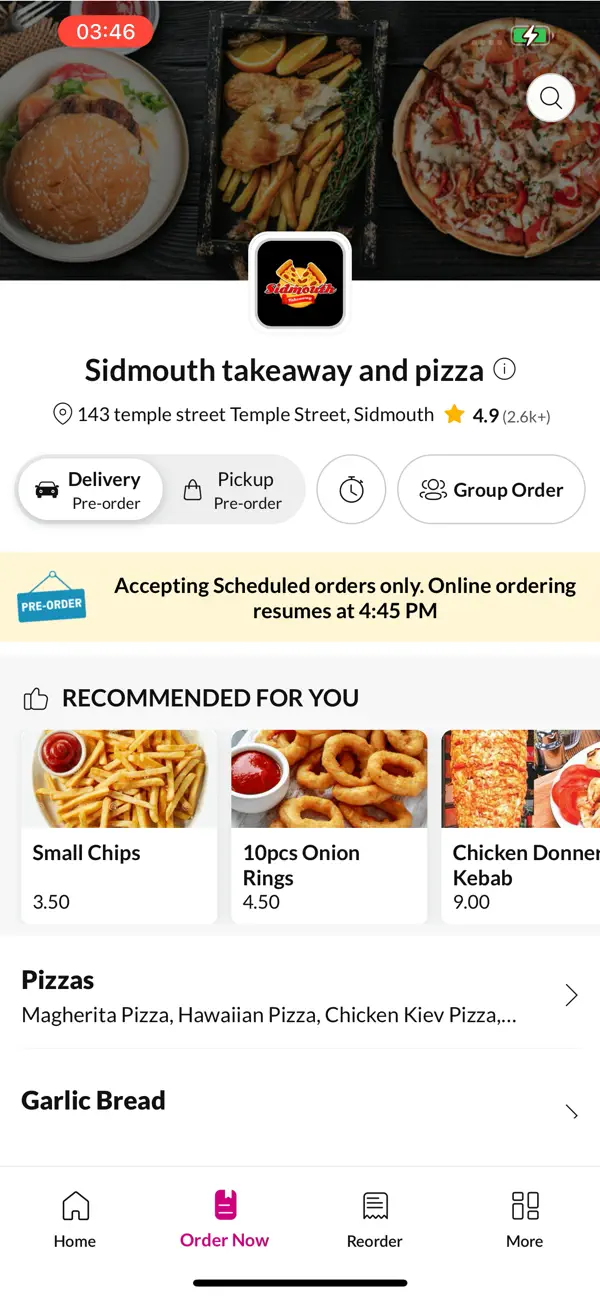 Screenshot #2 pour Sidmouth takeaway and pizza