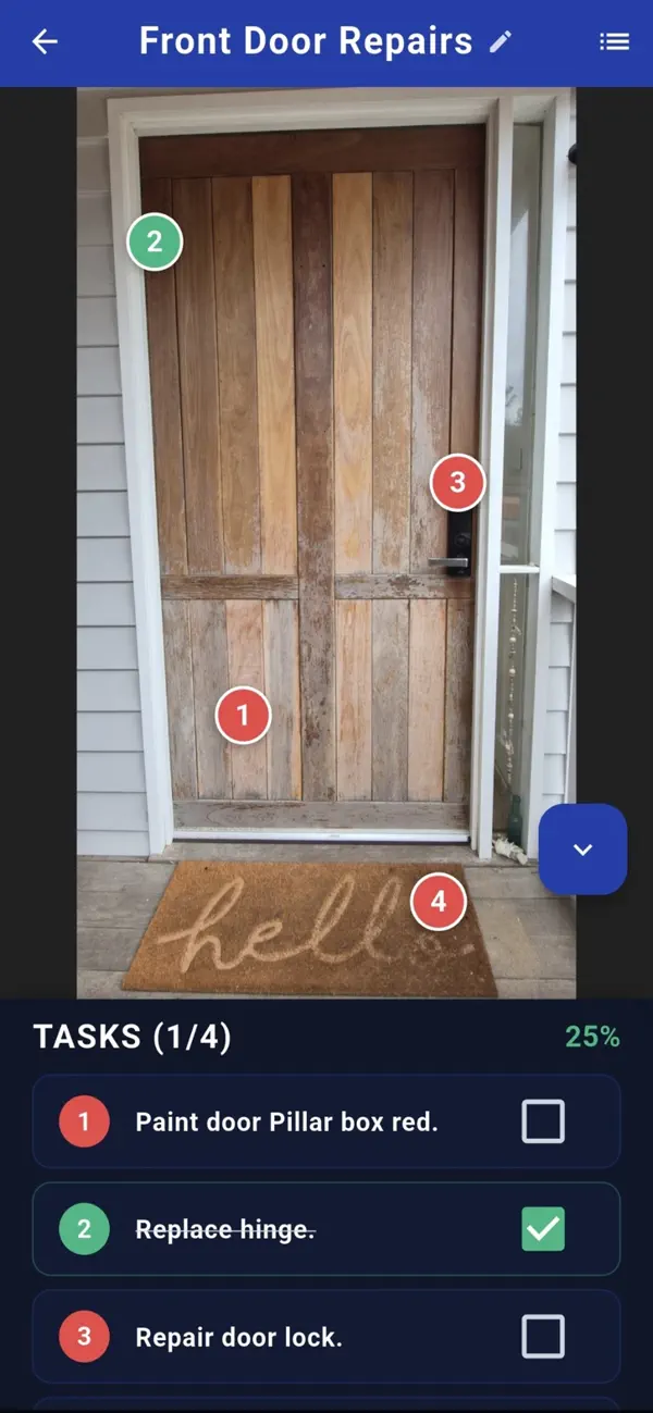 #2. SMPLTSK (iOS) Ved: Designhouse Constructions Pty LTD