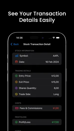 Stock Trading Tracker Journal screenshot 4