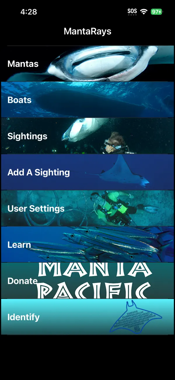 Screenshot #1 pour Manta Ray Tracker