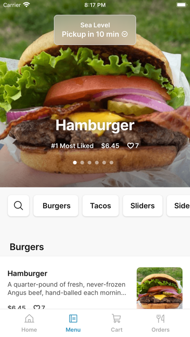 Sea Level To Go iPhone screenshot 2 - Food & Drink app
