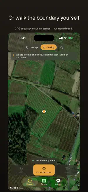 LandMeter: Field Area GPS screenshot 2