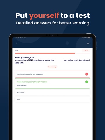 CBEST Practice Test & Exam iPad screenshot