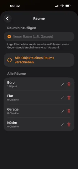 Screenshot von WoLiegtWas auf dem iPhone 6