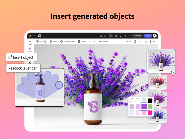 ‎Adobe Express: AI Photo, Video Screenshot