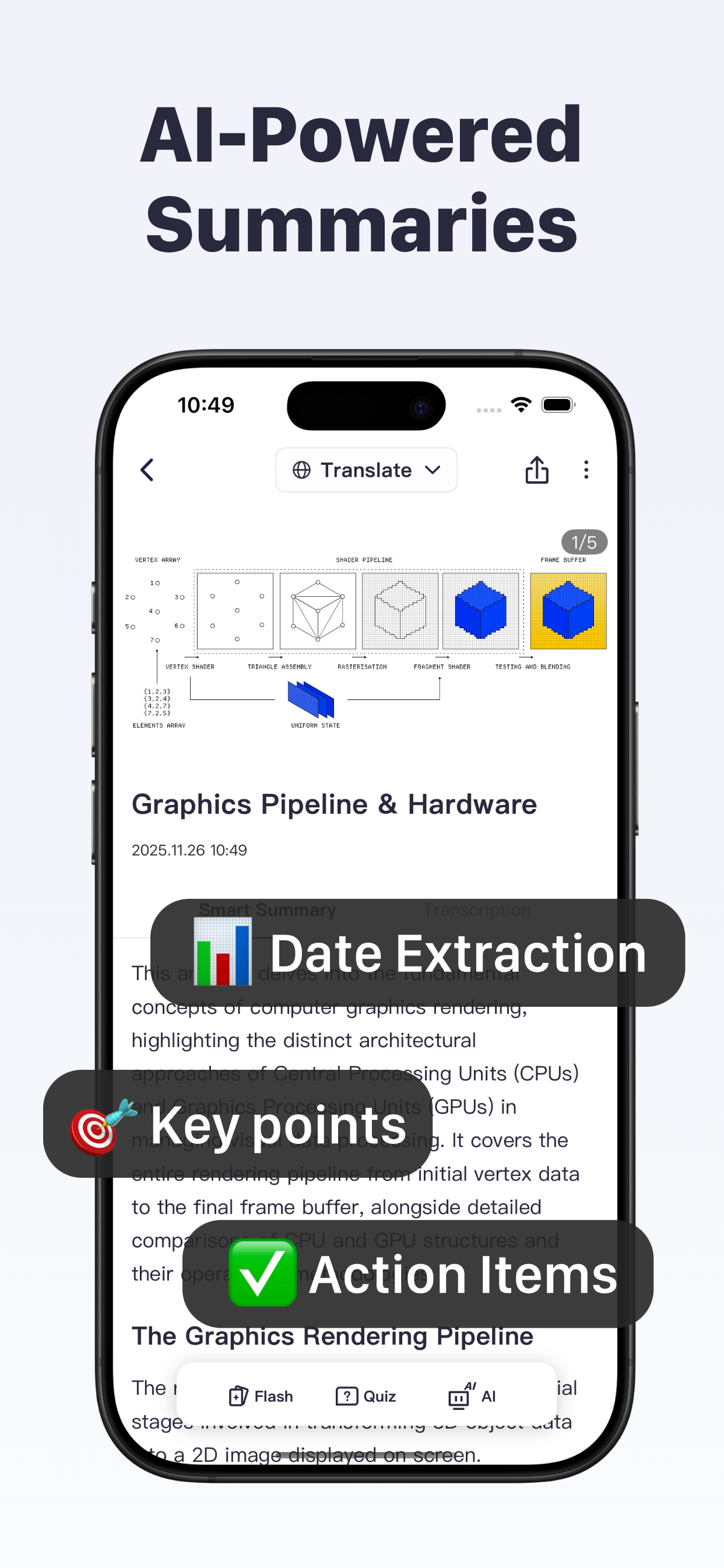Spark: AI Note Taker, Summary screenshot 3