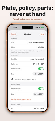 SteerLog: Car Maintenance Log Screenshot 7 of 8