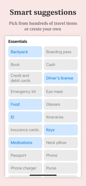 Packaholic: Packing List screenshot 2