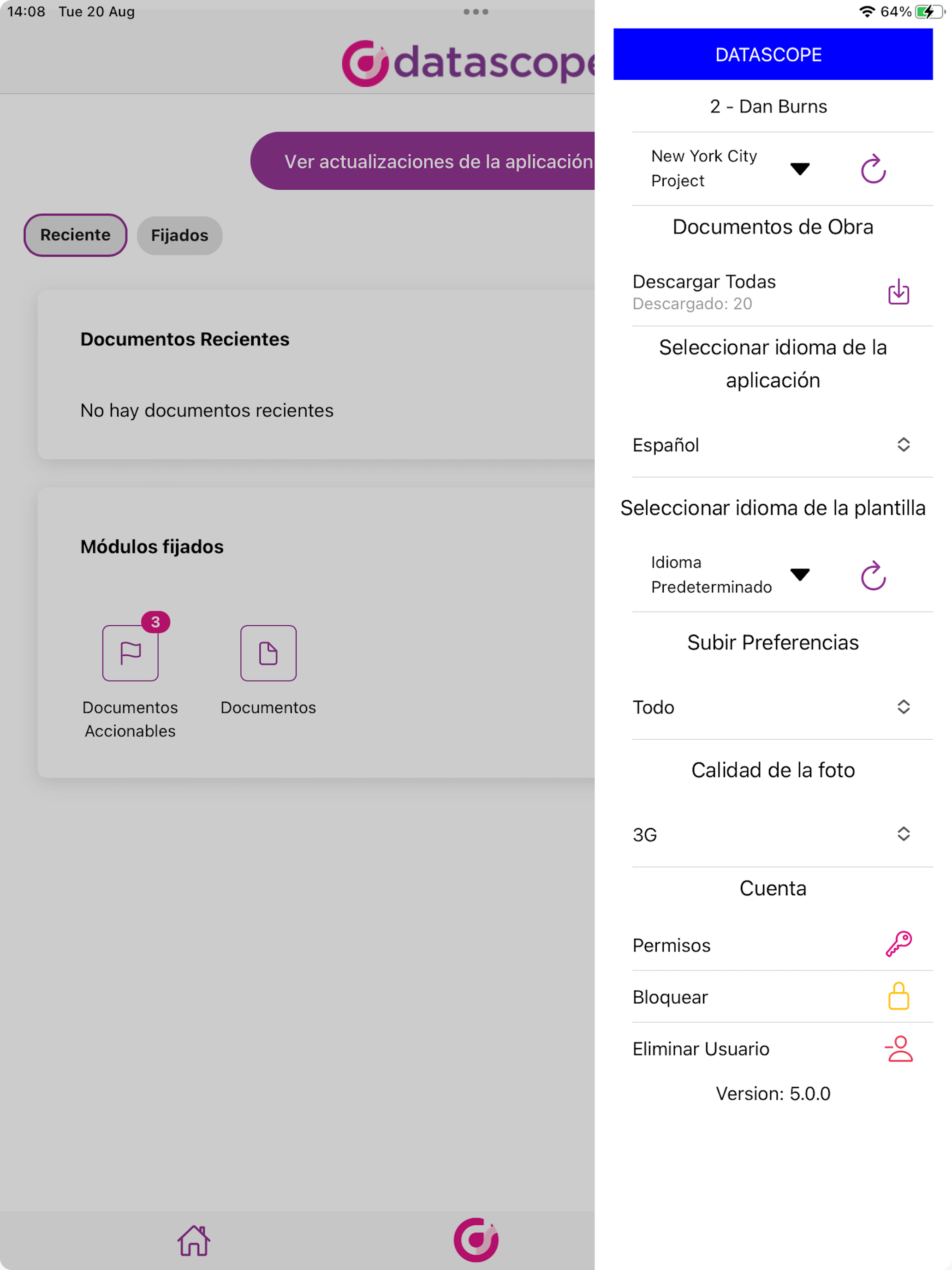 DataScope Site Documents App