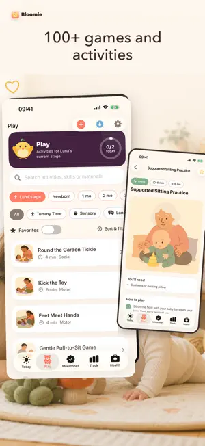 Bloomie: Baby Tracker & Play screenshot 3