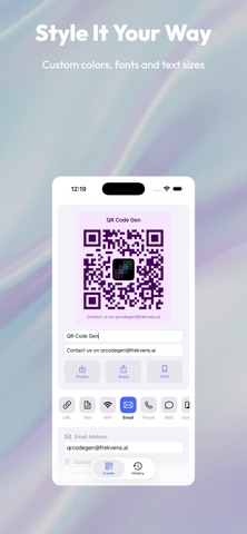 Simple QR Code Gen のスクリーンショット