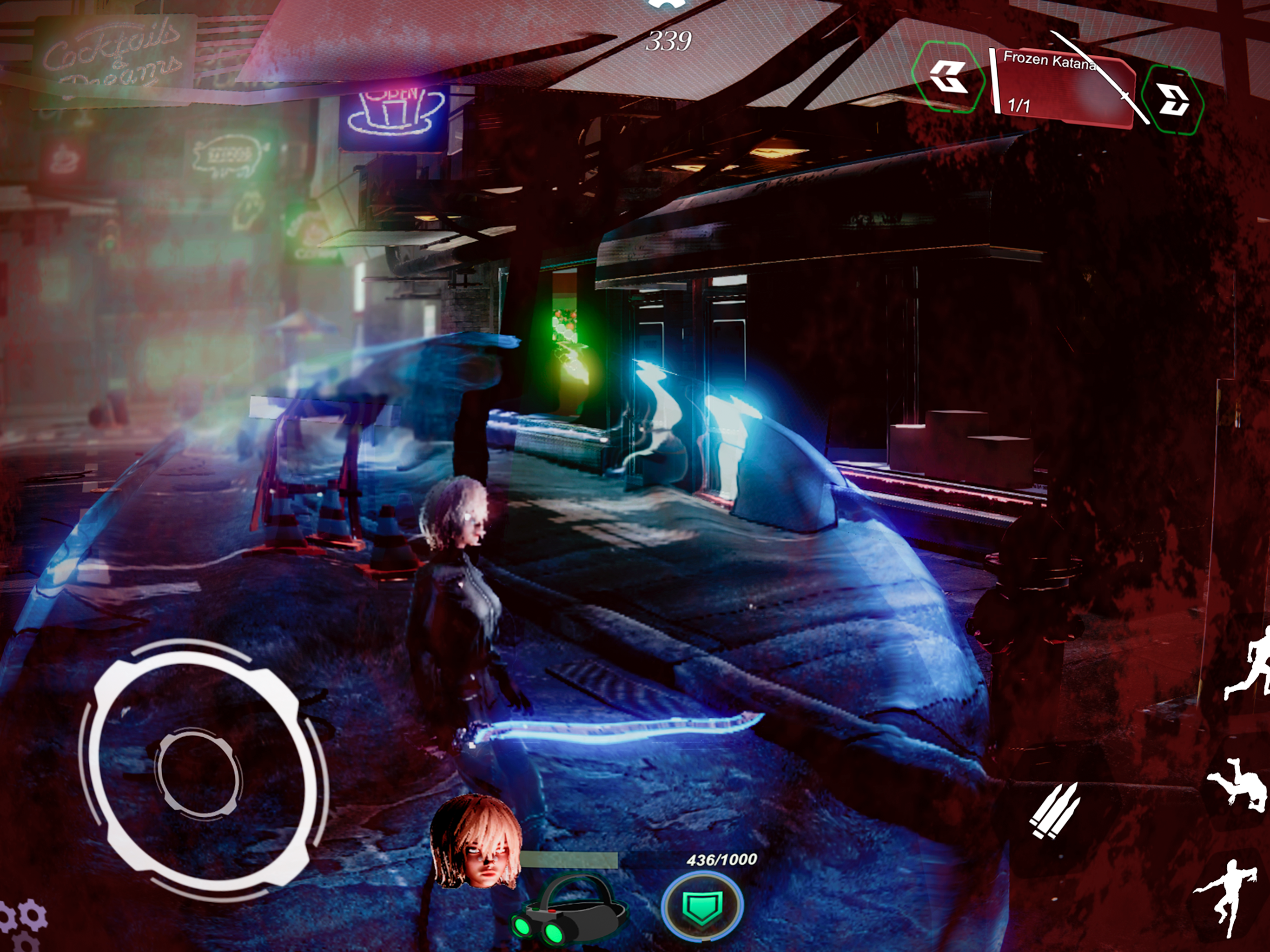 Cyber Night Neon City Arpg War