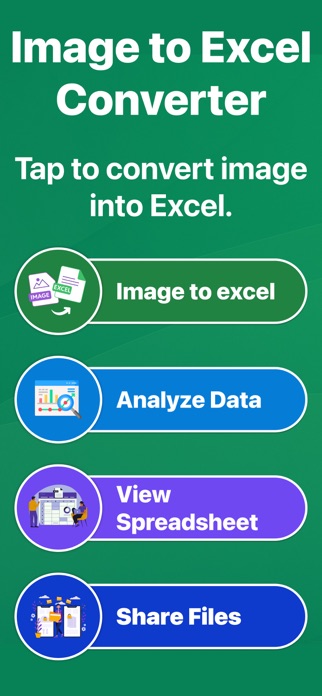 Image to Excel Converter Screenshot 1 of 7