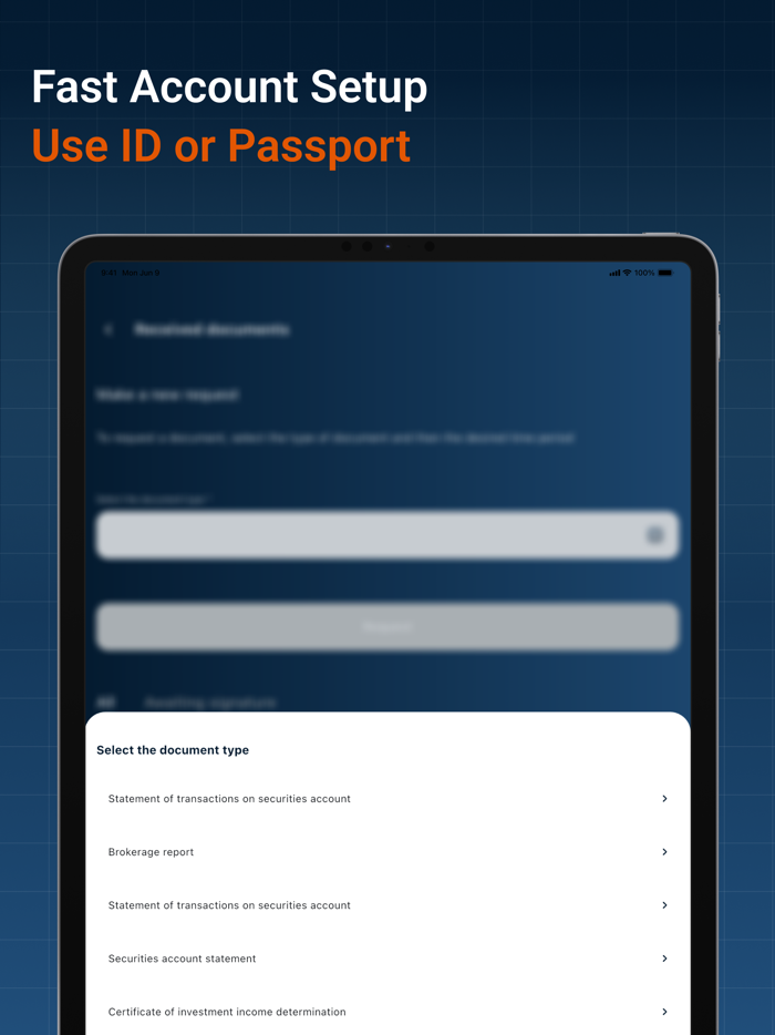 ICU Trade app Bonds and Funds