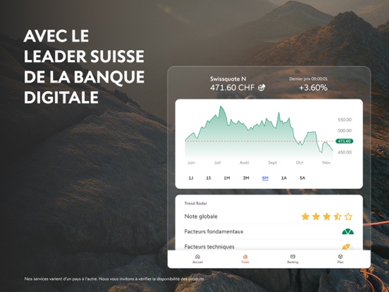 Screenshot #5 pour Swissquote