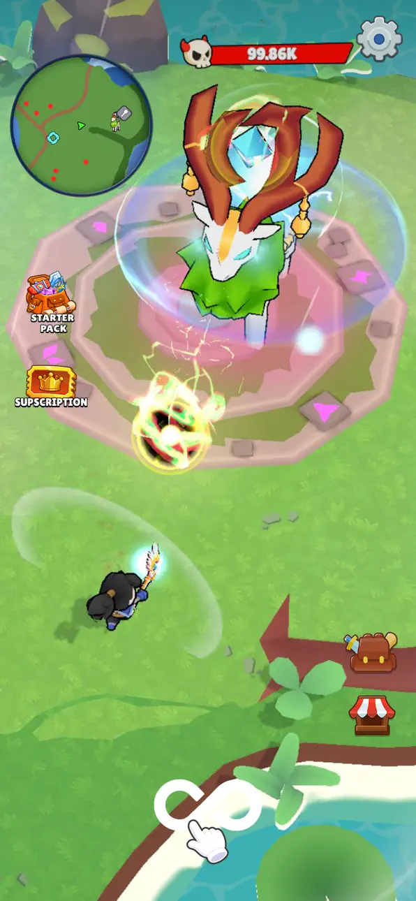 Skull Hero : XP Farm RPG iOS Mod IPA screenshot 5 - iOS game interface