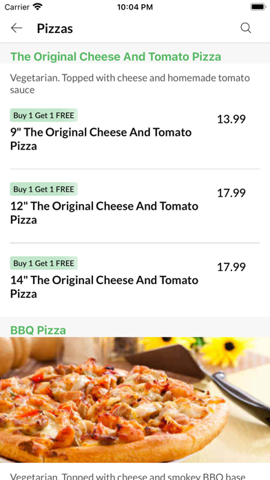 New York Pizza Swansea. Screenshot