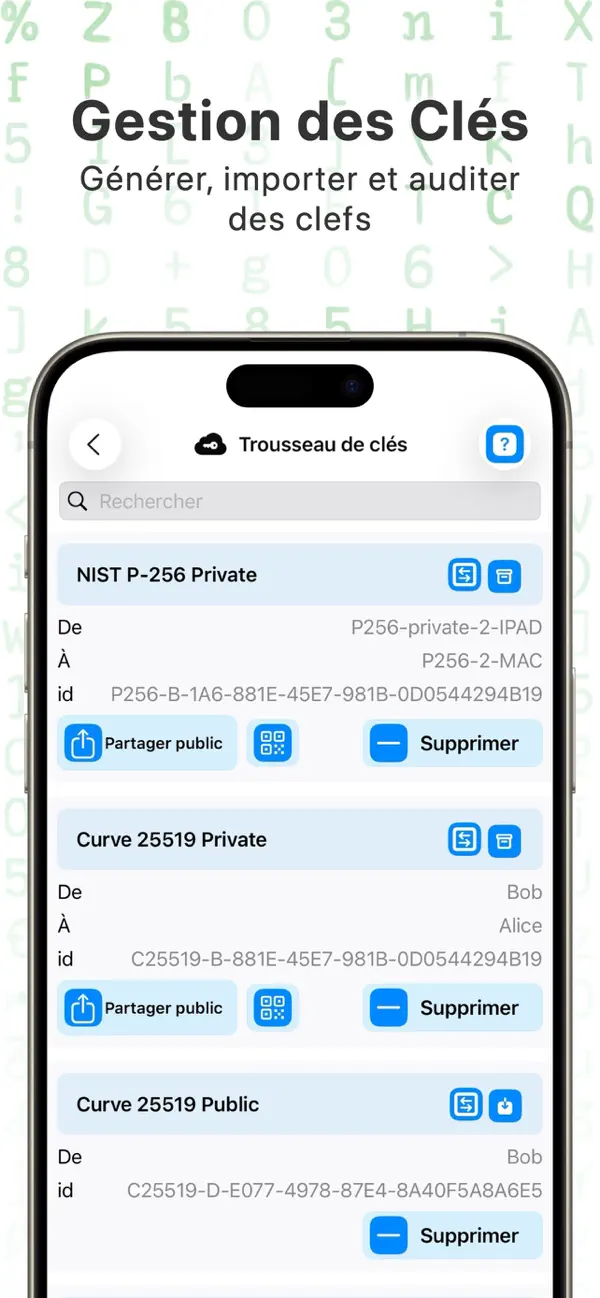 Screenshot #2 pour Crypto Outils (Dé)Chiffrement