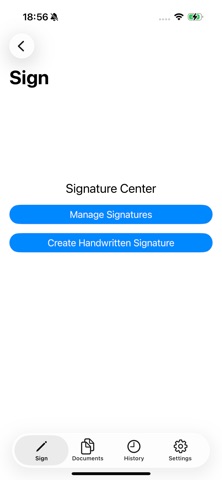 Esign - Sign Documents,PDF iPhone screenshot