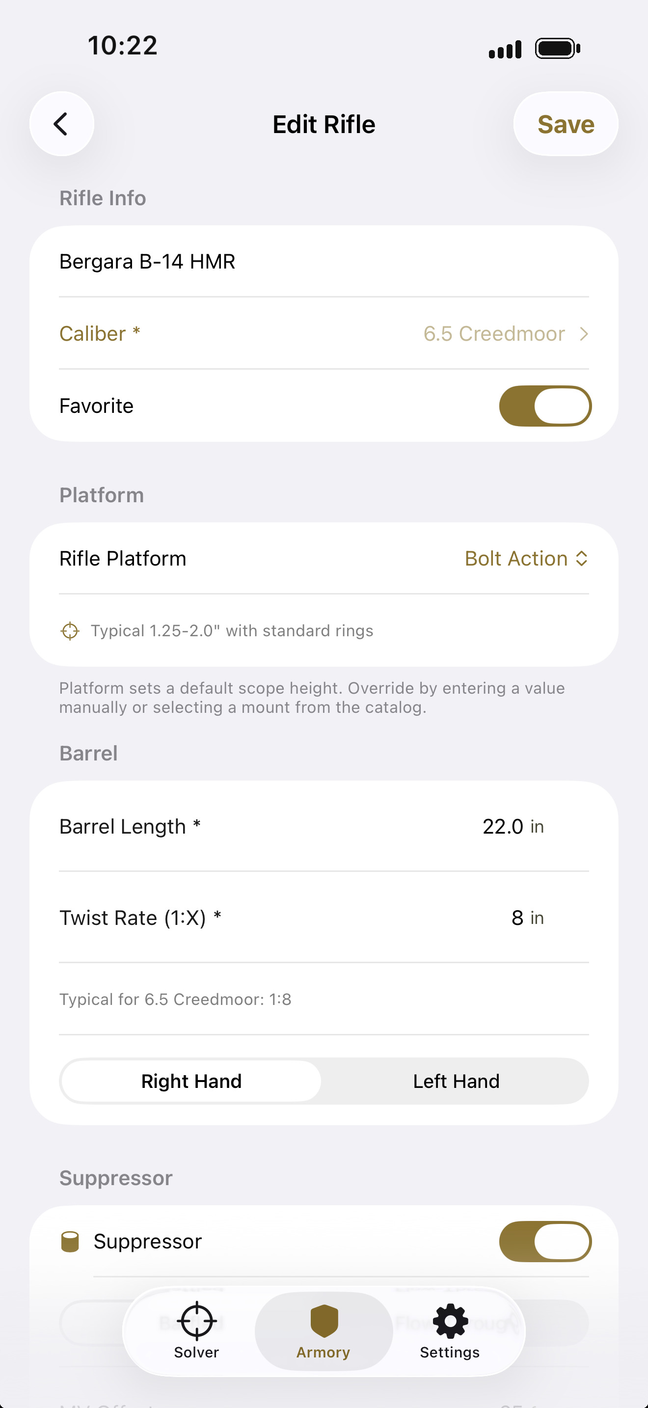 Gadsden Ballistic Calculator screenshot 5