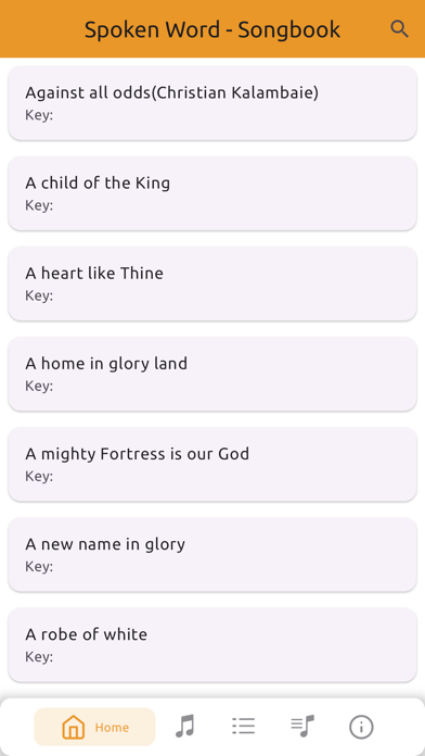 Screenshot #3 pour Spoken Word Songbook