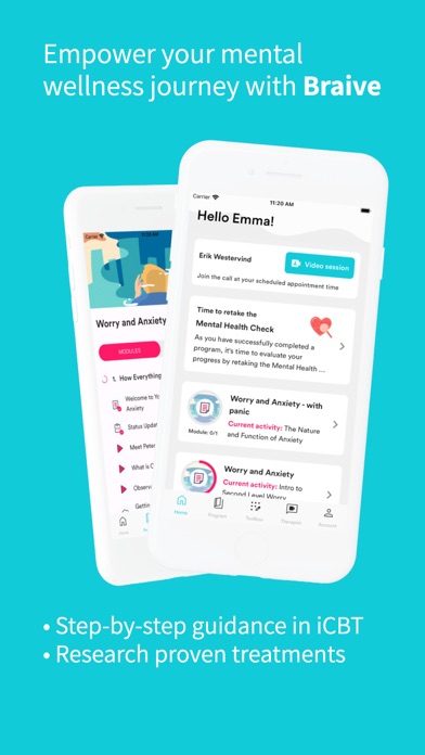 Screenshot #1 pour Braive: Mental Health Help