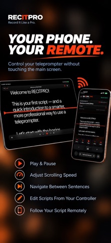 RECITPRO - Teleprompter screenshot 2