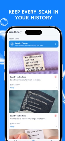 Laundry Care Symbol Scanner Screenshot 4 of 4