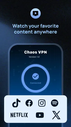Chaos VPN - Fast Private Proxy screenshot 1