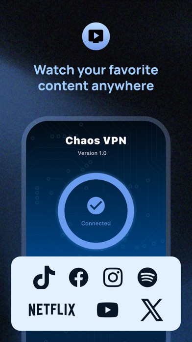 Chaos VPN - Fast Private Proxy Screenshot 1 of 6