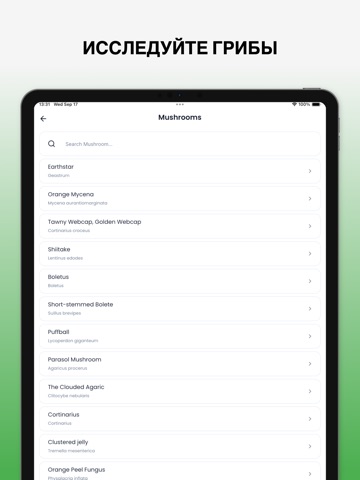 Определитель Грибов - Mushby iPad screenshot 6