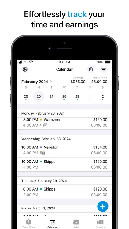 Clock In: Work Hours Tracker