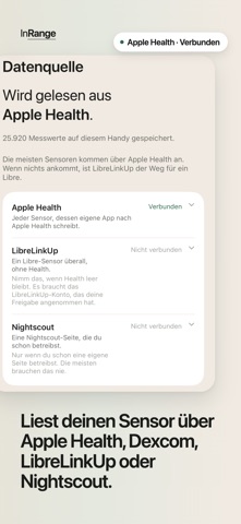 InRange: Blutzucker & Essen screenshot 6