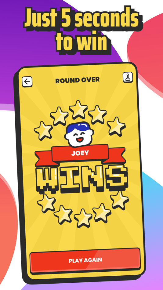 #4. 5 Second Rule: Incoherent Game (iOS) By: Teo Braun