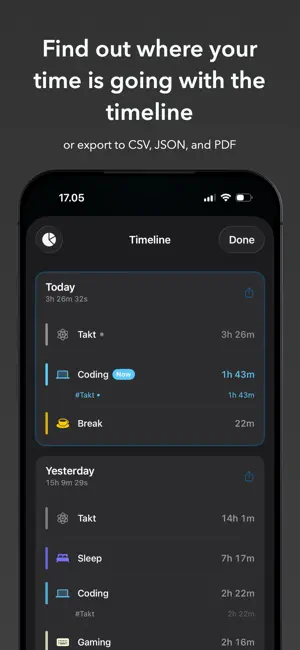 Takt - Time Tracking screenshot 4