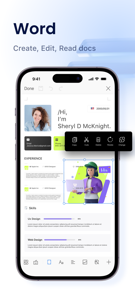 WPS Office-AI Doc, PDF, Sheet screenshot 6