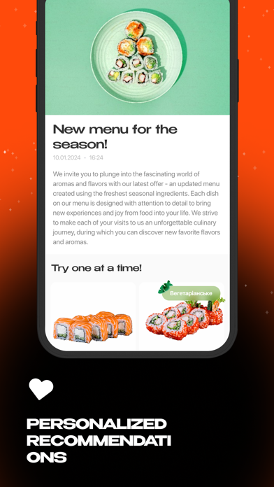 SUNRISE FOOD - sushi delivery iPhone screenshot 4 - Food & Drink app