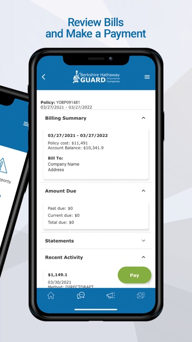 BHGUARD Ins. Co. Mobile App Screenshot