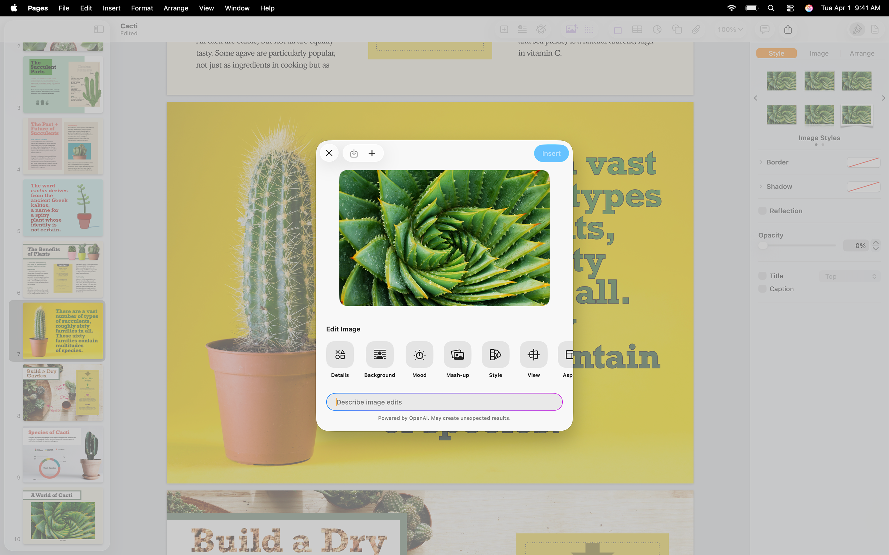 Pages: Create Documents