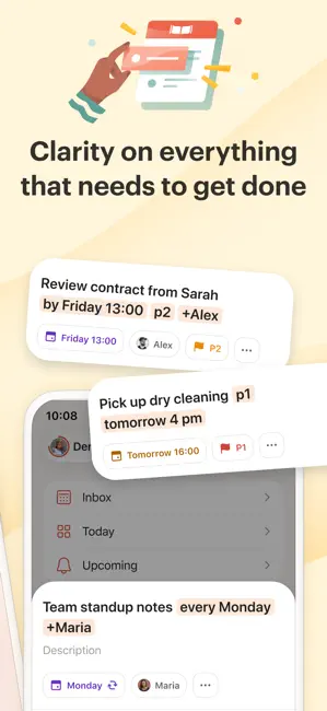 Todoist: To Do List & Calendar iPhone screenshot 2