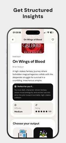 Kore – AI Book Summarizer screenshot