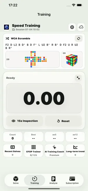 Hongyi CFOP Cube Solver screenshot 2