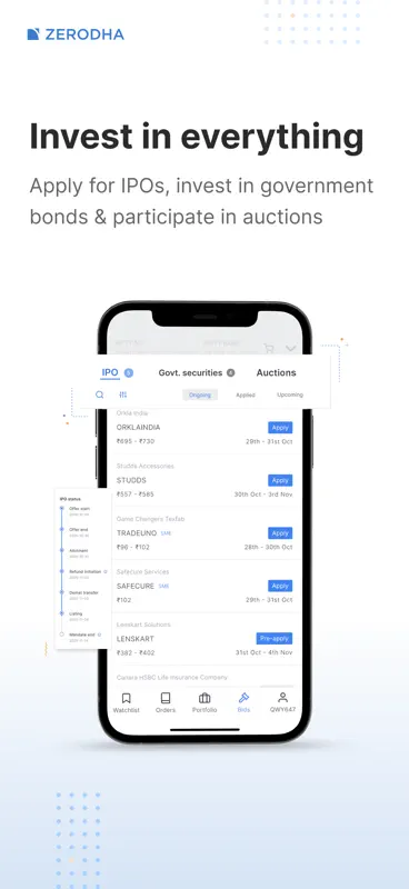 Zerodha Kite - Trade & Invest screenshot 5 of 9