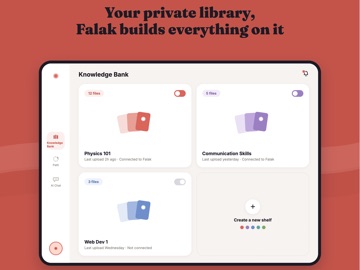 Falak AI: More Than Flashcards iPad screenshot