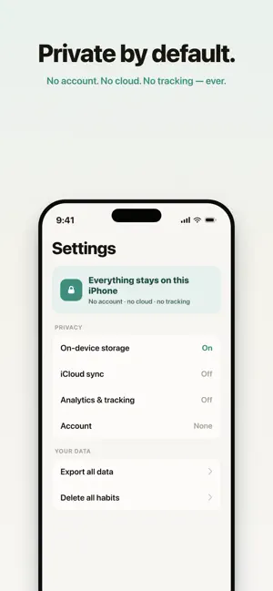 Habits — Simple Habit Tracker screenshot 1