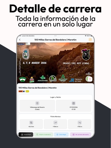 Social Trail iPad screenshot