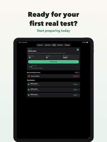 Czech Driving Test 2026 iPad screenshot